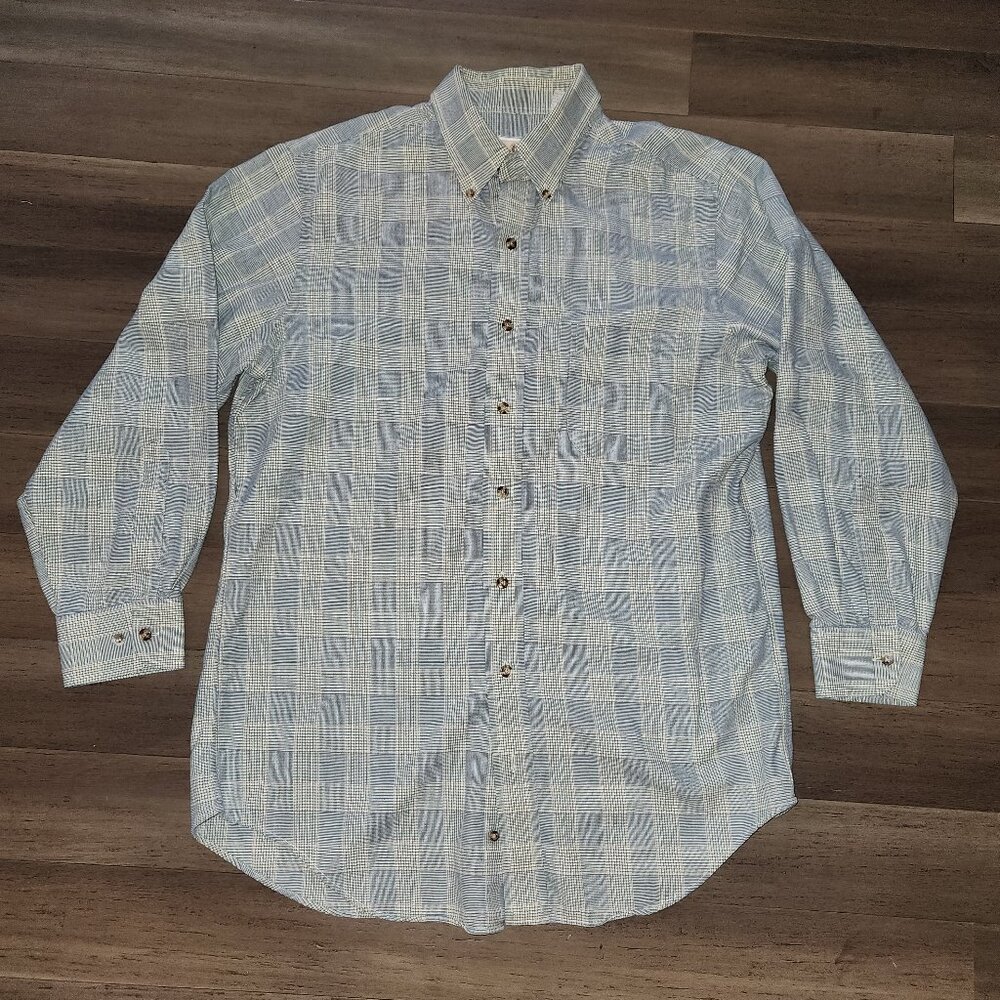 Viyella Cotton/wool mix shirt, Men's Medium